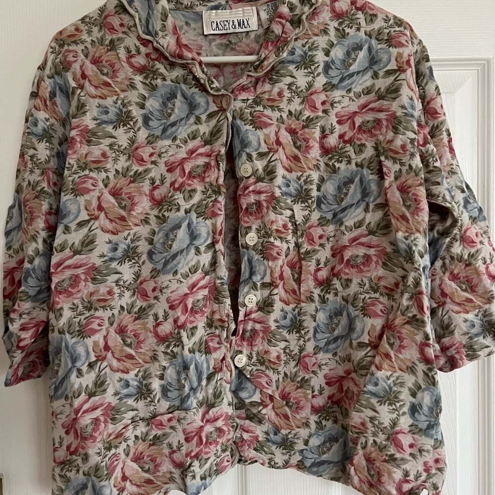Womens button up blouse